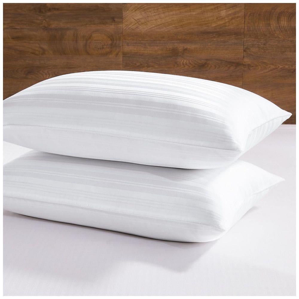 Travesseiro de Pena de Ganso com Capa de Algodão Premium, 71 x, 2 UN, DOWNLUXE SYNCHKG103042, Branco