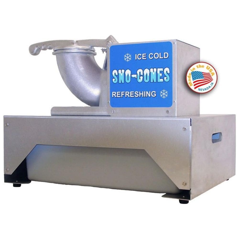 Máquina de Raspadinha e Potente Produz até 226kg, h 790W, Aço Inoxidável, 110v, PARAGON, Prateado