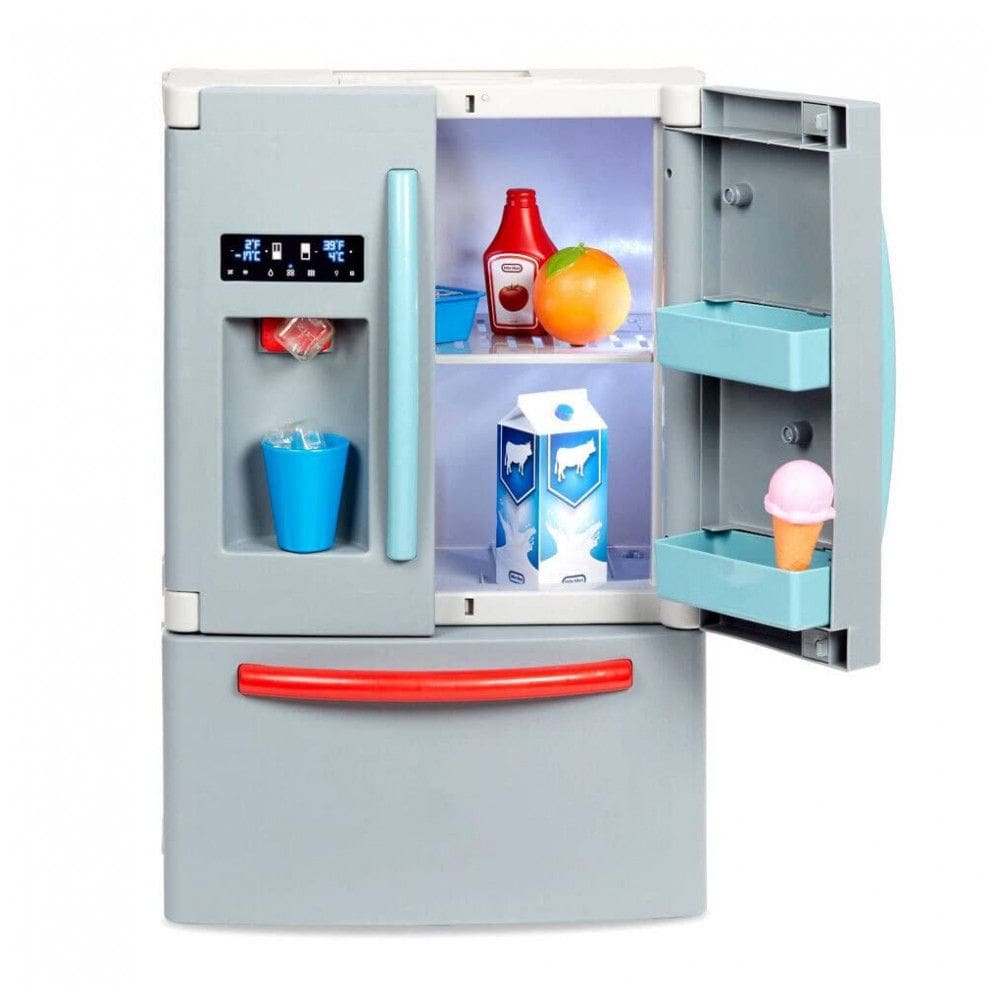 Geladeira Infantil com Dispensador de Gelo e Acessórios, Little Tikes