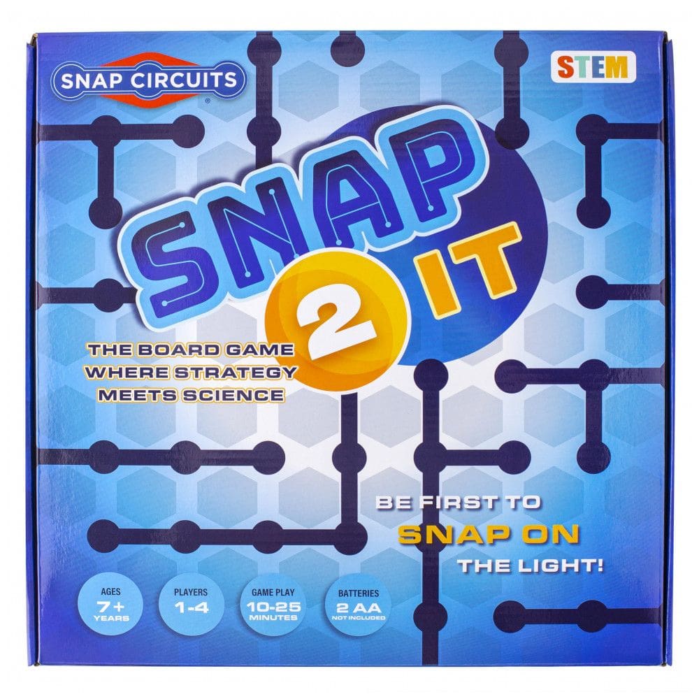 Snap Circuits SNAP 2 IT – Jogo de Tabuleiro Educacional de Eletrônica para Crianças a Partir de 7 Anos