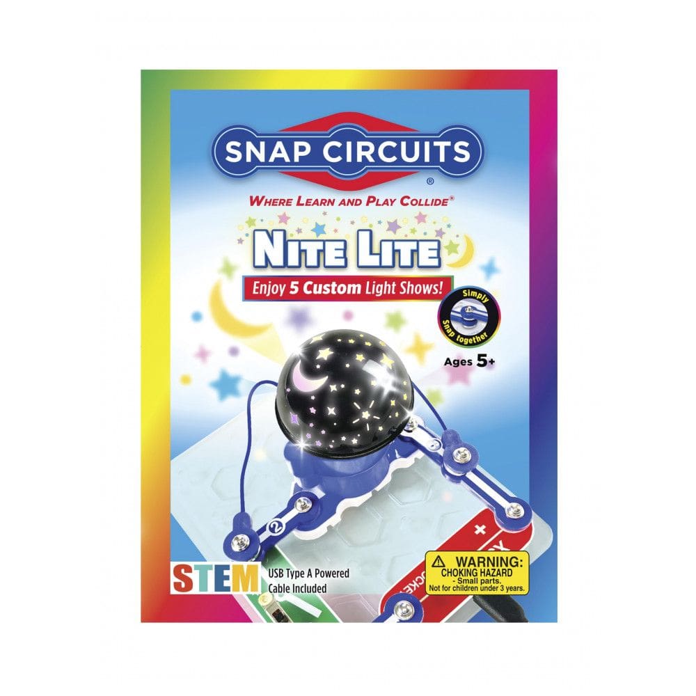 Snap Circuits Nite Lite – Kit Educacional de Eletrônica e Projeção para Crianças a Partir de 5 Anos