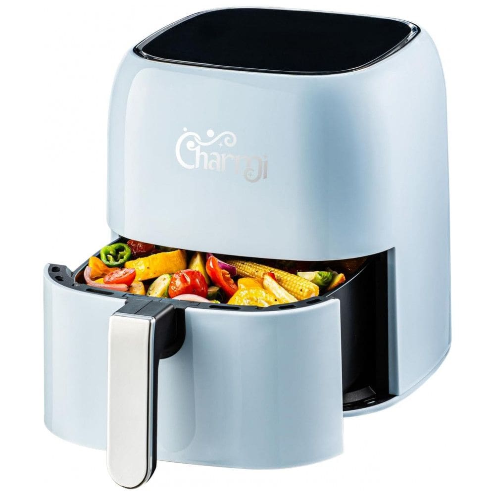 Charmi AirMaster 4,5L Fritadeira Elétrica Digital Touch Retro Azul Pastel, 8 Programas, 1400W