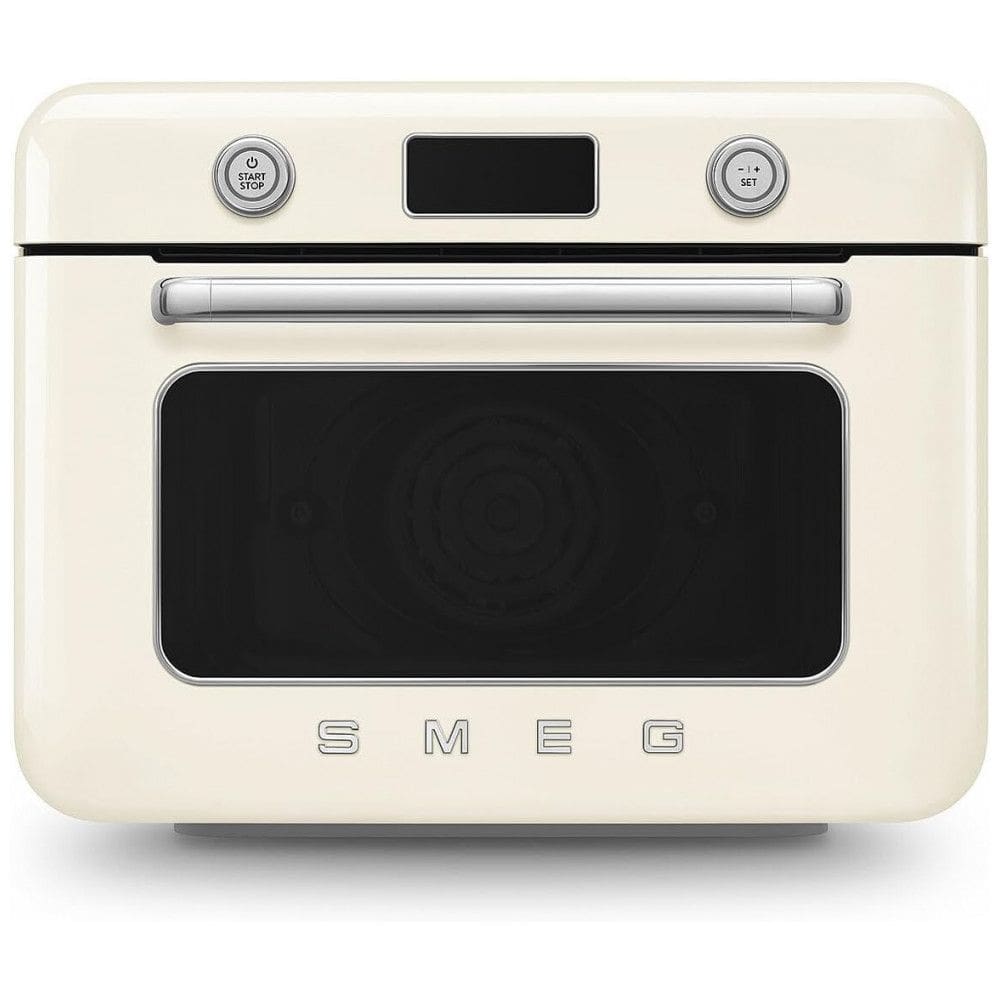 Forno Combinado de Bancada Retrô Smeg Creme 30L Ar Forçado Vapor e Air Fry 1800W 110V
