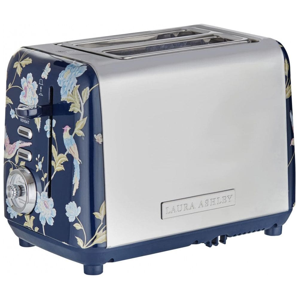 Torradeira elétrica 2 fatias Laura Ashley aço inox azul marinho 850W 110V