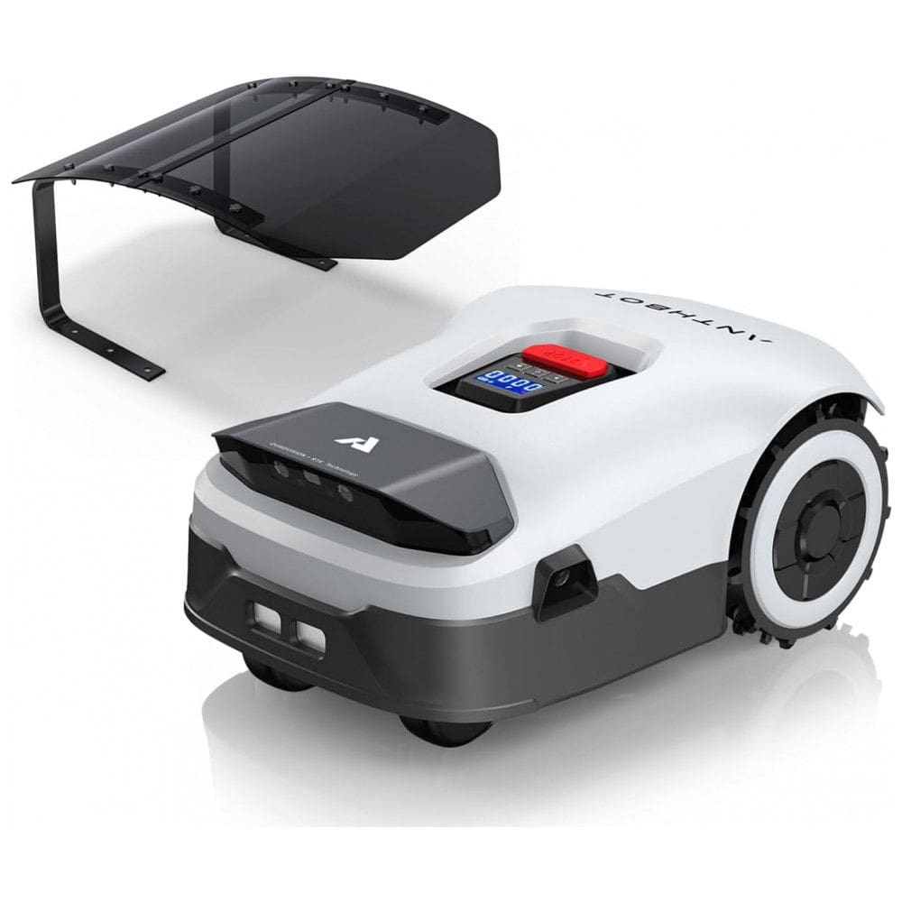 Robô Cortador de Grama ANTHBOT Genie1000 Cinza sem Fio Perimetral RTK+Visão 4 Câmeras para 2000 m², Mapeamento Automático, 20 Zonas