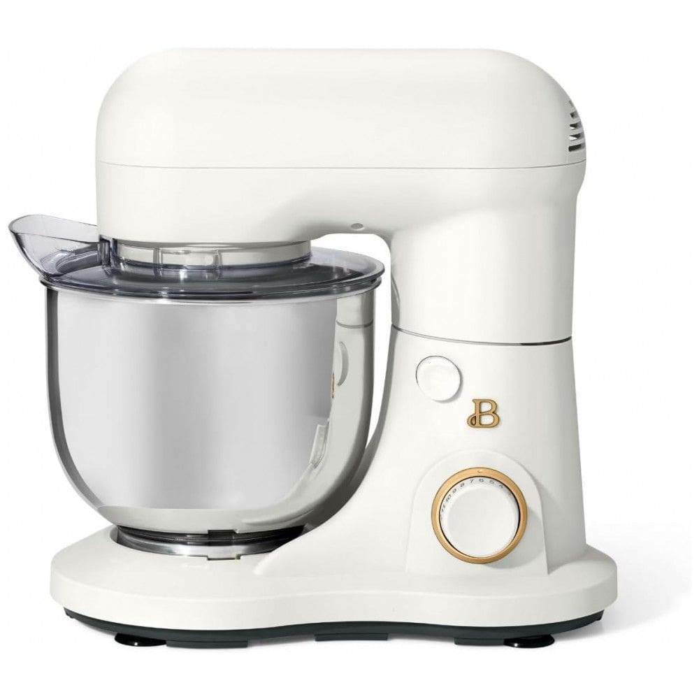 Batedeira planetária Beautiful 5,0L branca com tigela inox, 12 velocidades, cabeça basculante, 300W, 110V