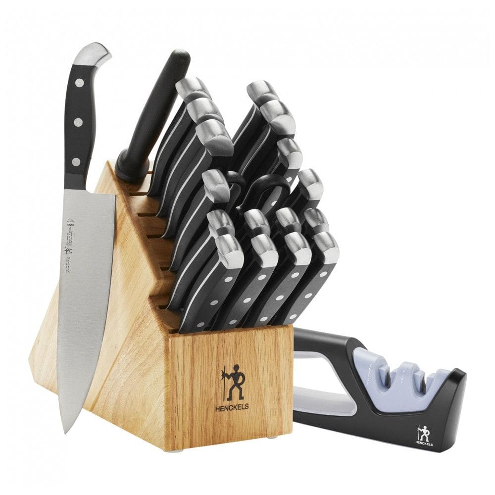 Conjunto de Facas de Cozinha HENCKELS Statement 20 Peças com Bloco e Afiador Bônus