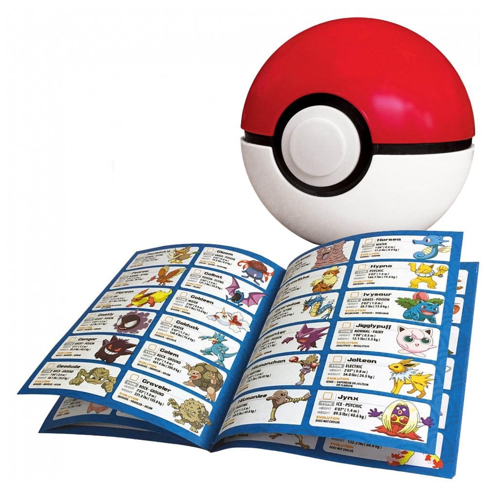 Jogo Eletrônico Pokémon Trainer Guess Kanto com Poké Bola Interativa falante com 151 Pokémon e Guia de Campo