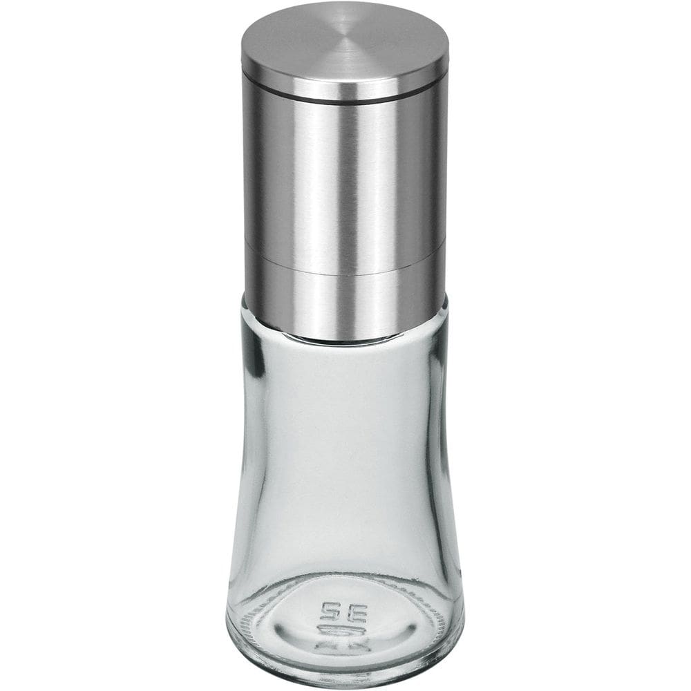 MOEDOR SAL / PIMENTA HOME&CO TAMPA INOX VIDRO 13x5x5cm TRANSPARENTE