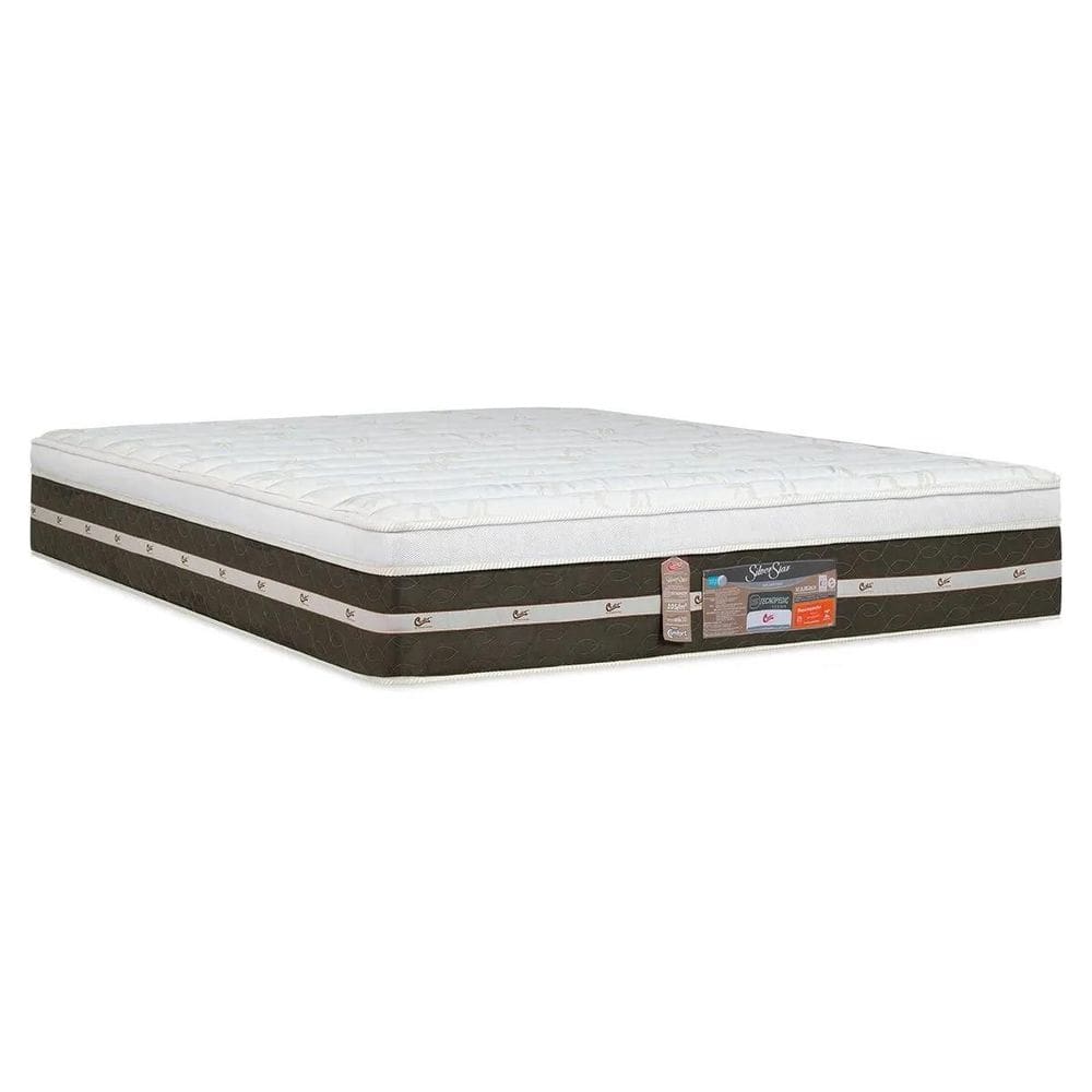 Colchão King Castor Silver Star Air One Face Tecnopedic 193x203x32