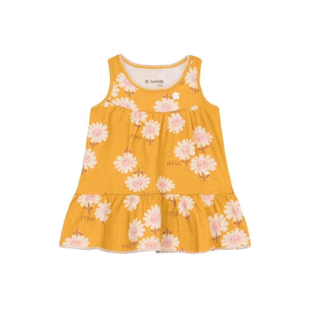 Vestido bebê menina floral Brandili Baby