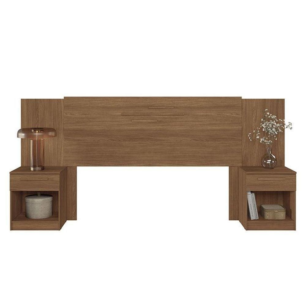 Cabeceira Casal Loanda Com Gavetas Jatobá - Santos Andirá