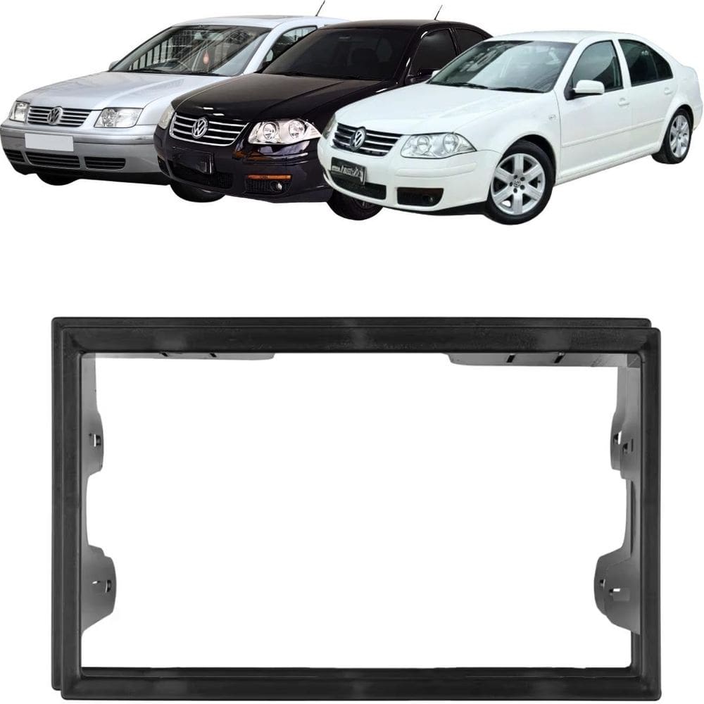 Moldura 2 Din 7 Polegadas Multimídia Universal Vw - Bora