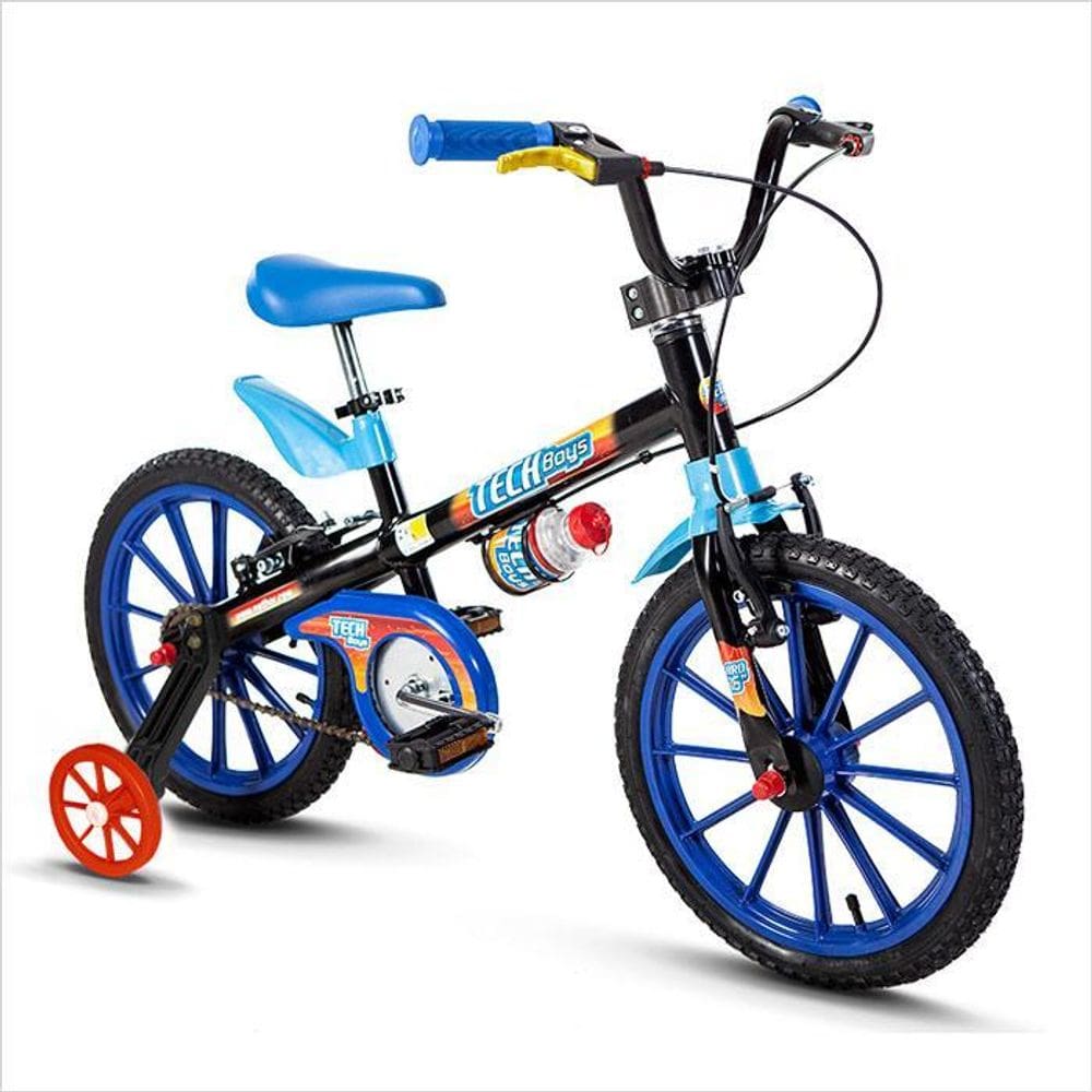 MP - Bicicleta Aro 16 Tech Boys Azul Nathor