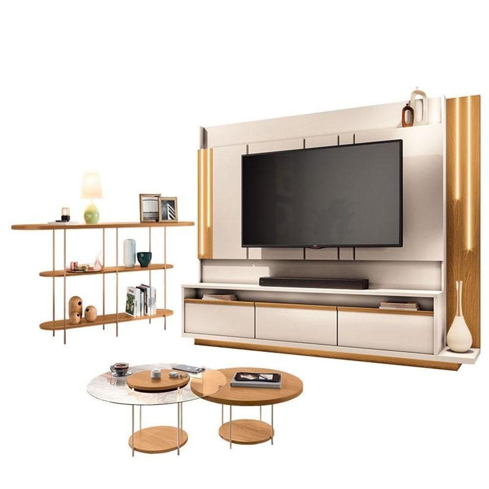 MP - Estante Home Theater Montane Off White C
