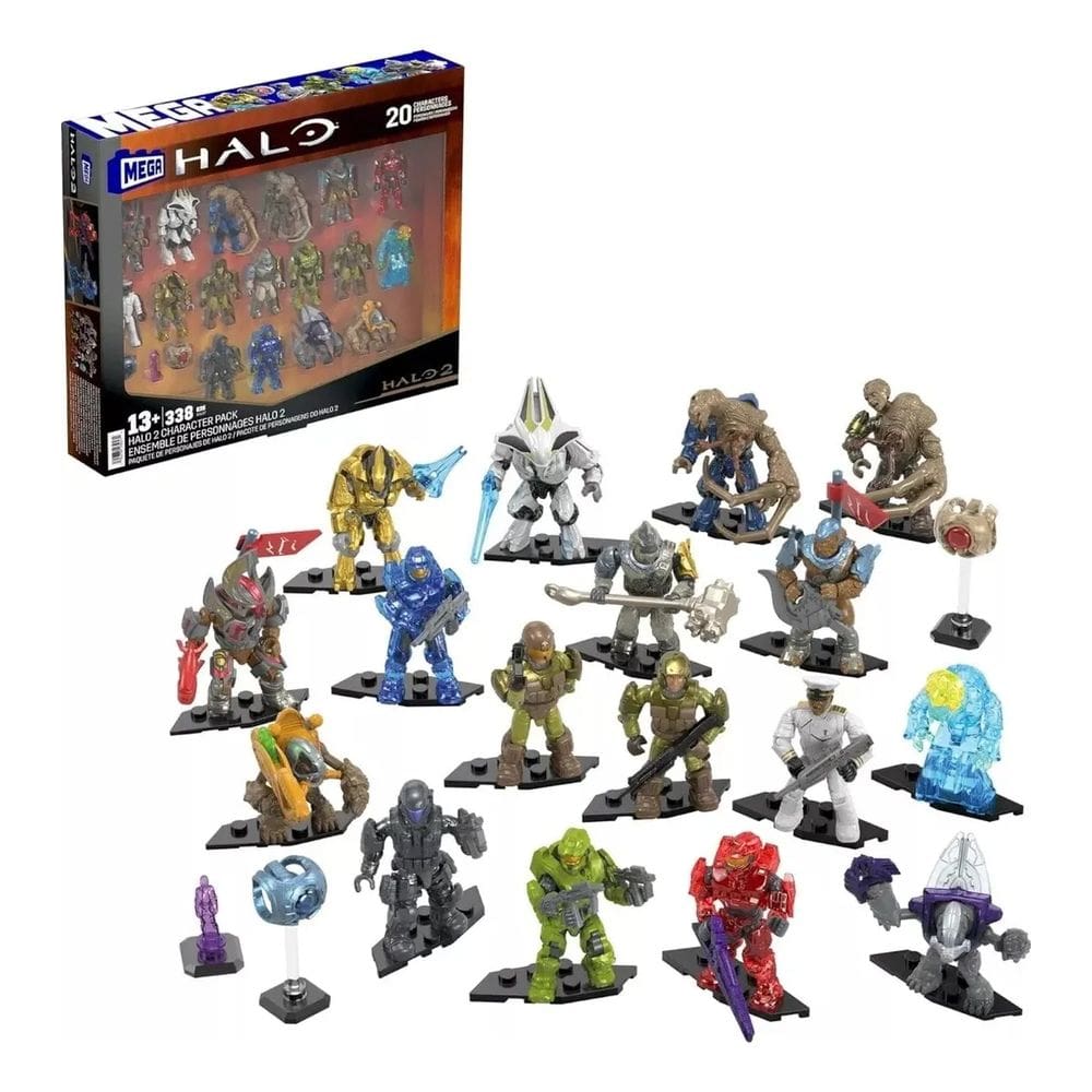 Conjunto de construção de aniversário Mega Construx Halo 20 338 peças - MATTEL HXL07