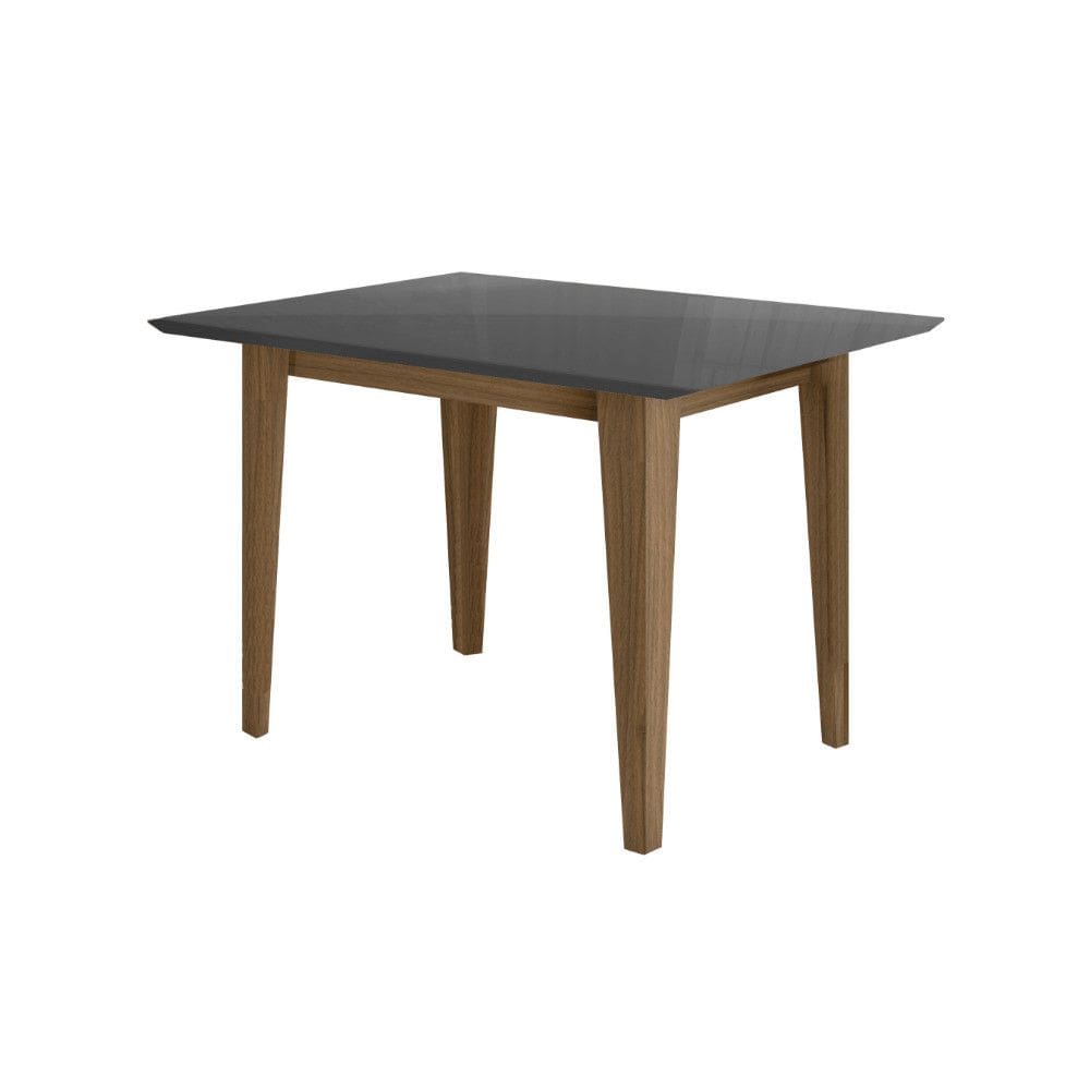 Mesa de Jantar 120cm com Vidro Kate Poliman Moveis