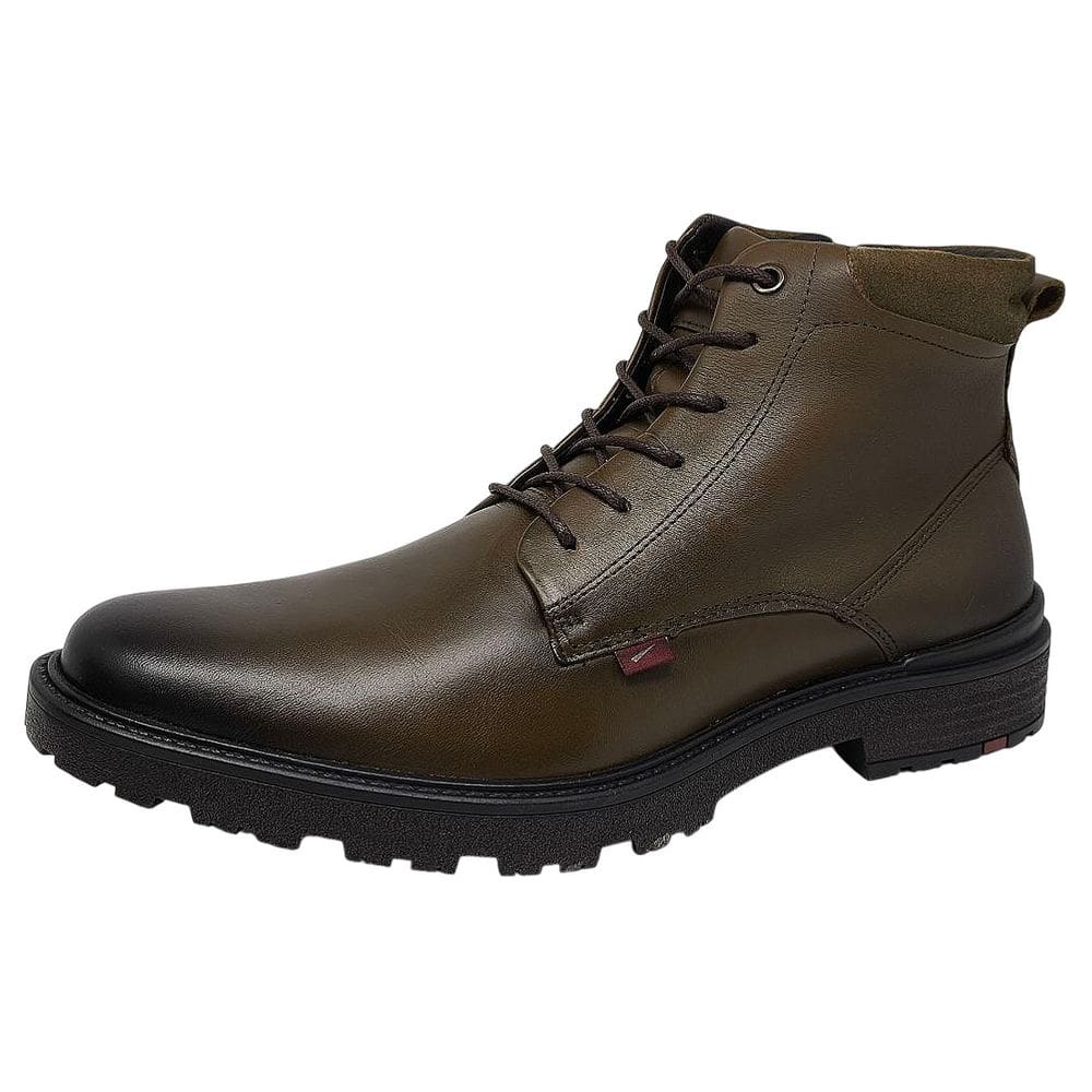 Coturno Masculino em Couro Moderno Estilo Atenas Ferracini