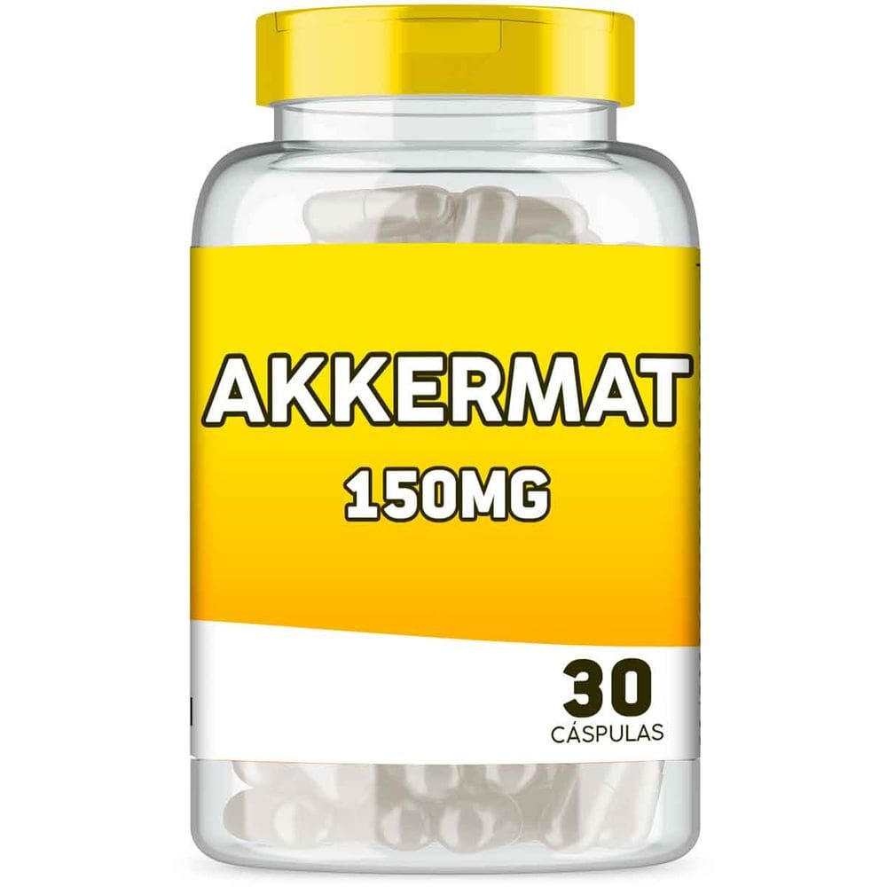Akkermat 150mg com 30 Cápsulas Selo Autenticidade Sem Sabor