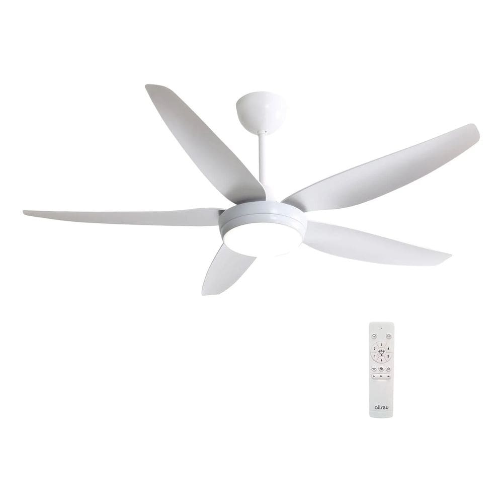 Ventilador Teto Branco 140cm Controle Remoto - Aliseu