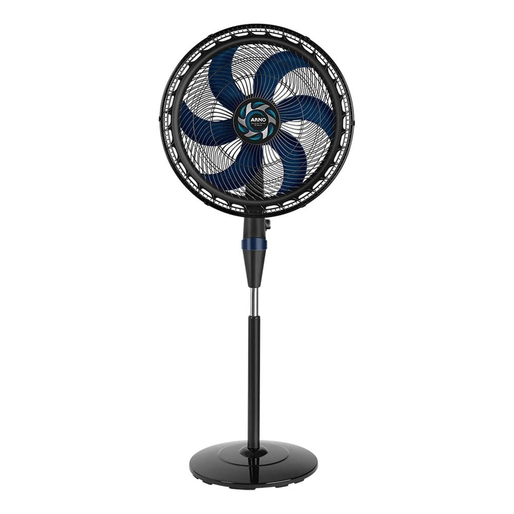 Ventilador Coluna Preto Azul 50cm 127v Turbo - Arno