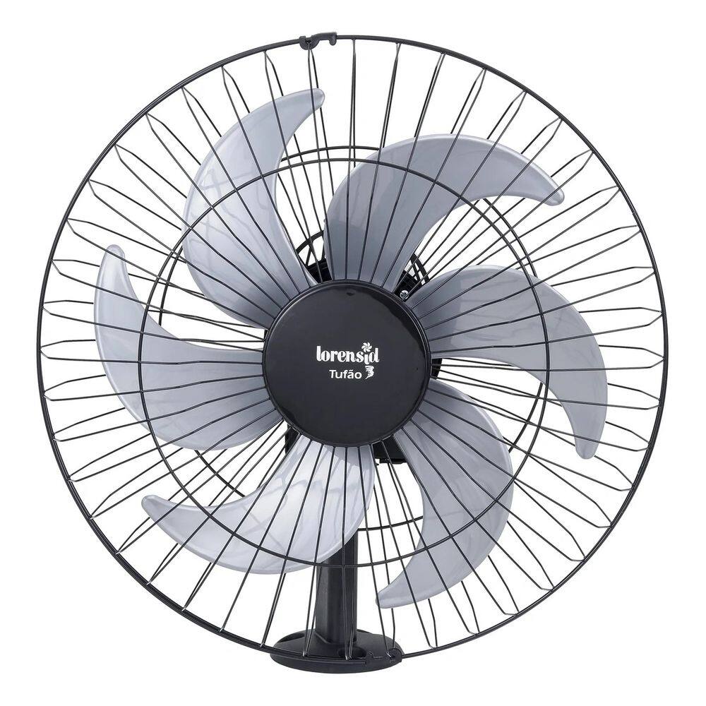 Ventilador Parede Preto 50cm Bivolt Turbo - Loren Sid