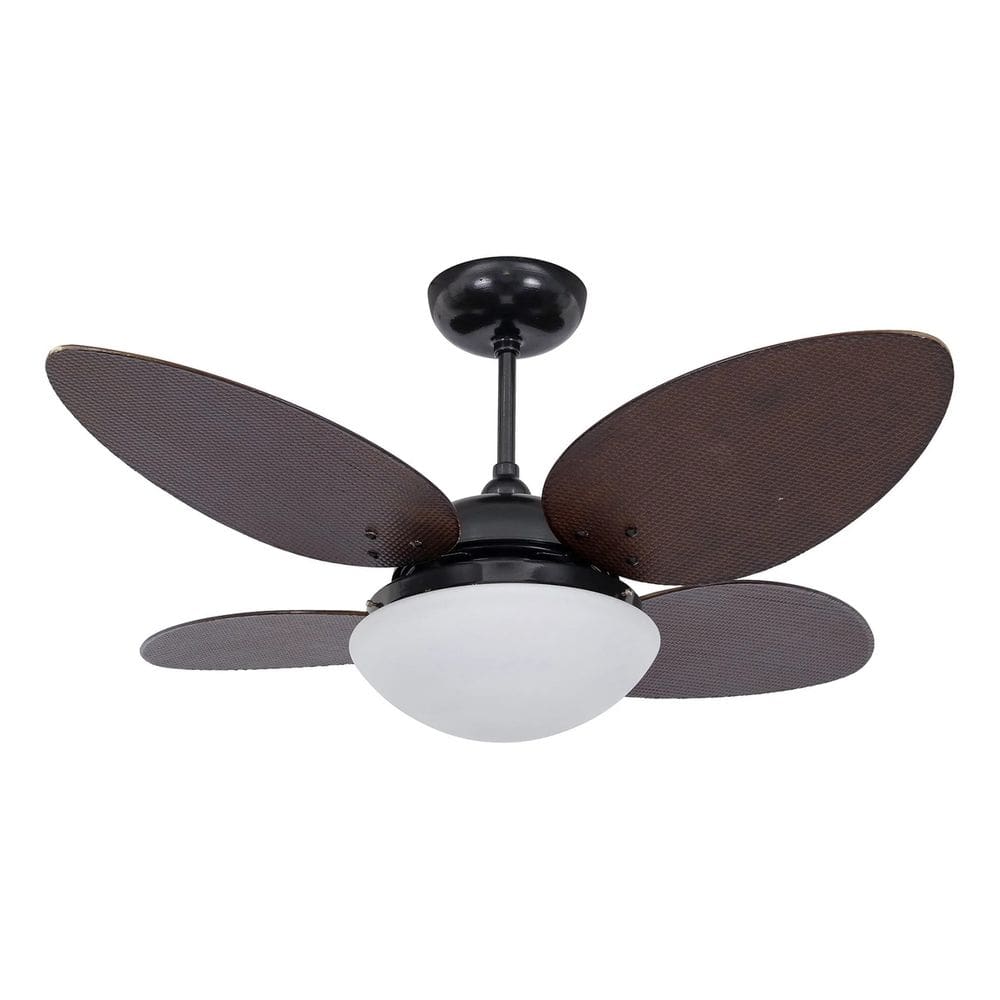 Ventilador Teto Madeira 105cm Mogno 127v - Aliseu