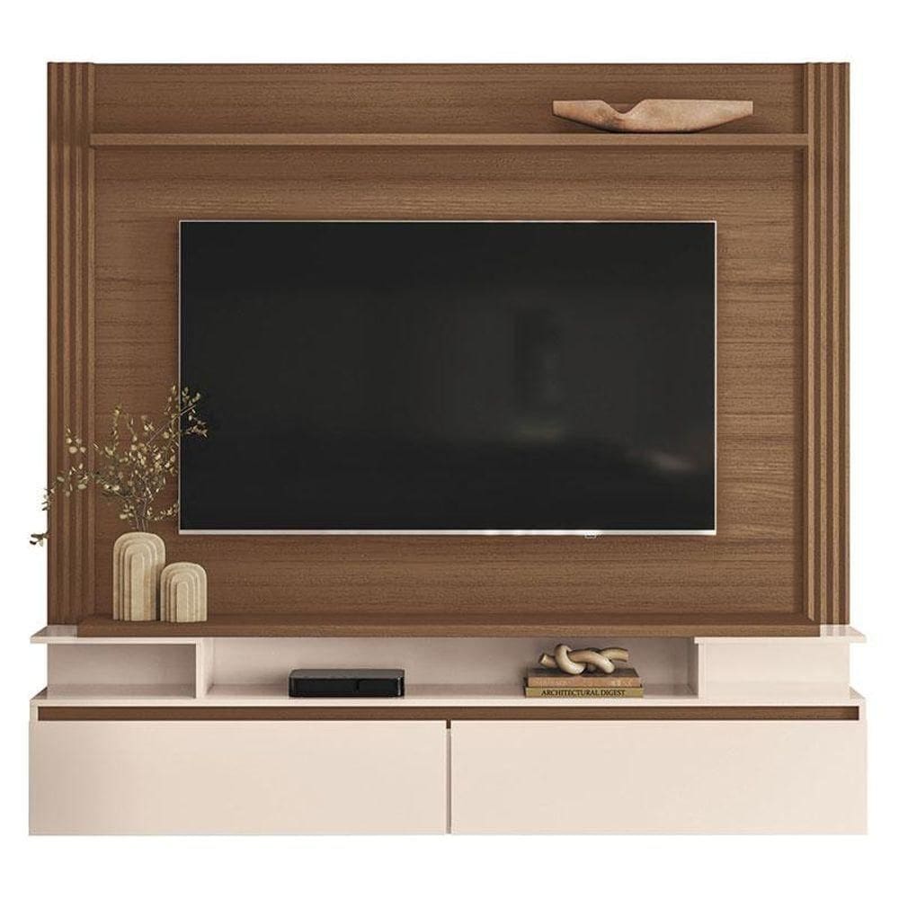 Home Suspenso Astor Castanho Off White - Hb Móveis