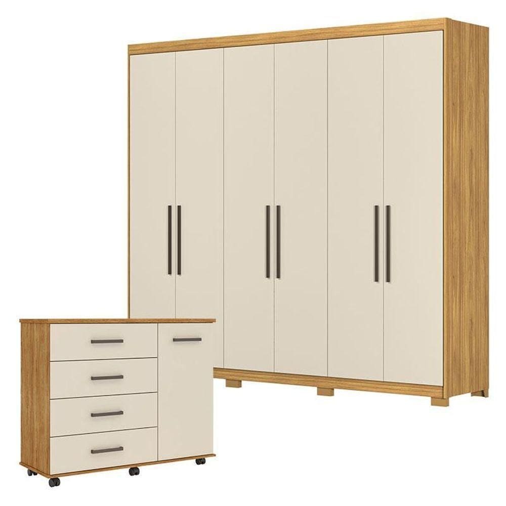 MP - Co moda Flora E Guarda Roupa Casal Venic