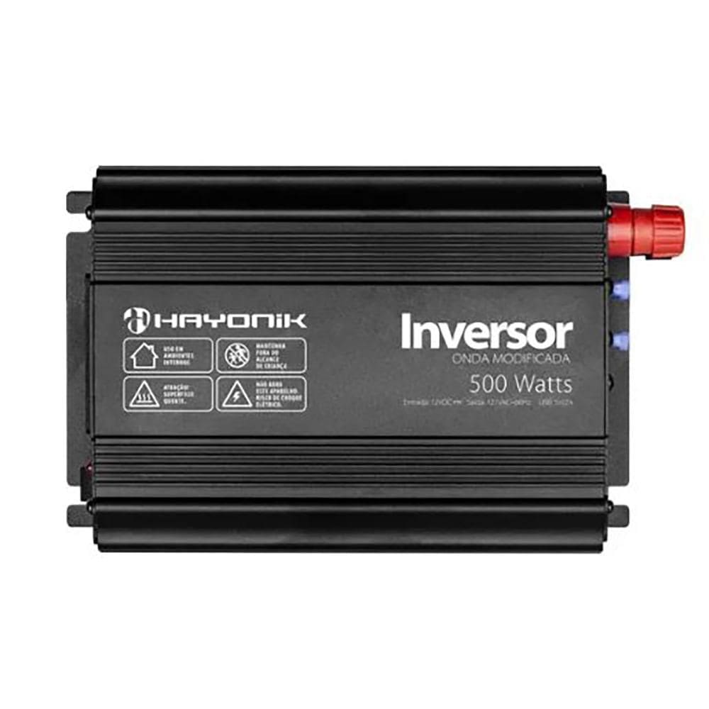 Inversor de Onda Modificada 500W USB Hayonik