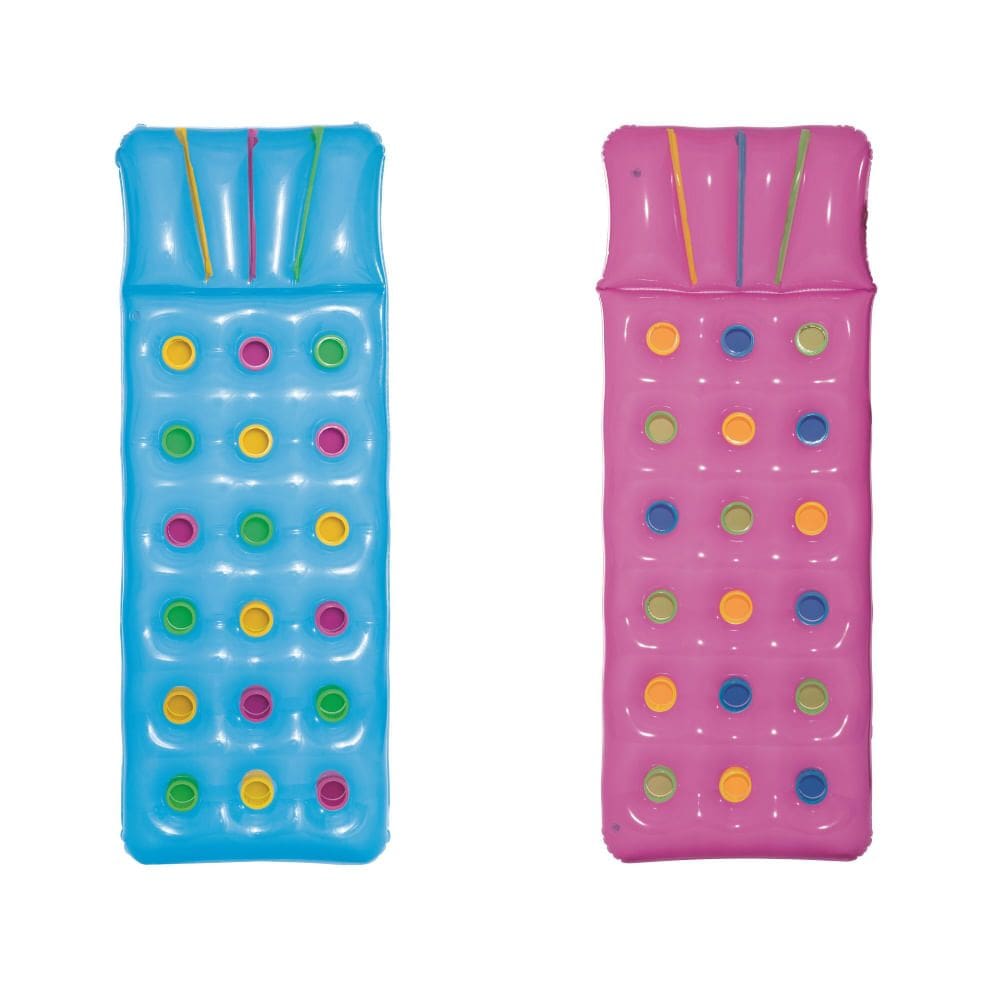 Colchão Bronzeador Copinhos Coloridos 188mx71cm - 43014 - BESTWAY