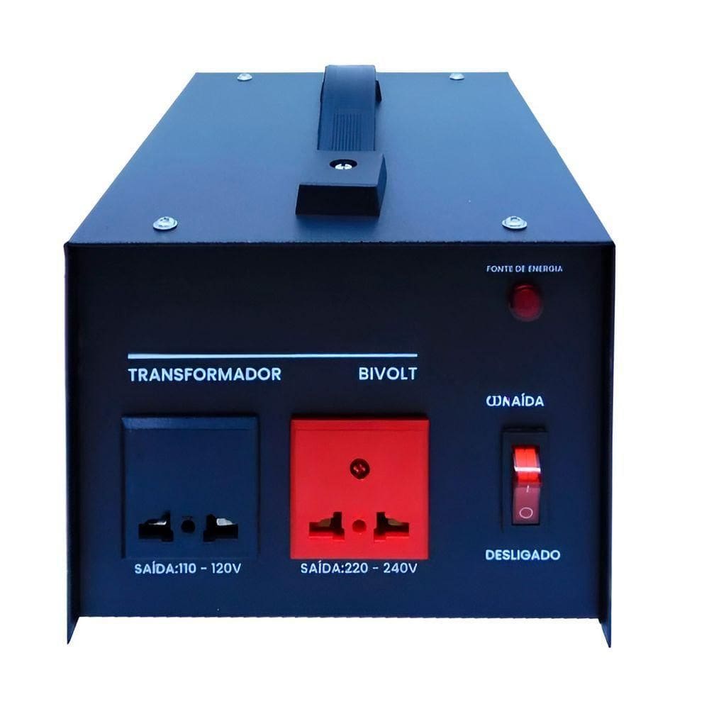 Transformador Bivolt Conversor Tensão Ajustável Potente Automático 2000va – Potência, Proteção E Uso Universal