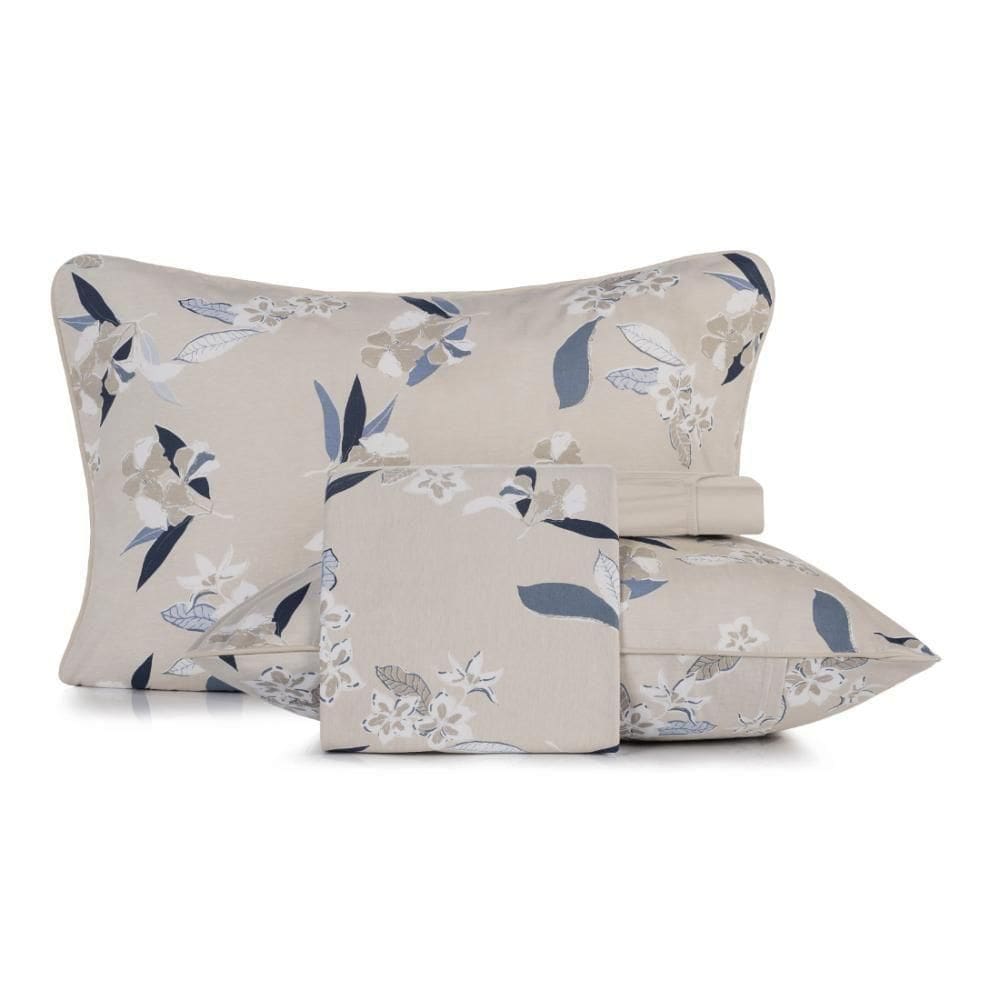 Jogo De Cama King 4 Peças Altenburg Malha Fio Penteado Kyoto