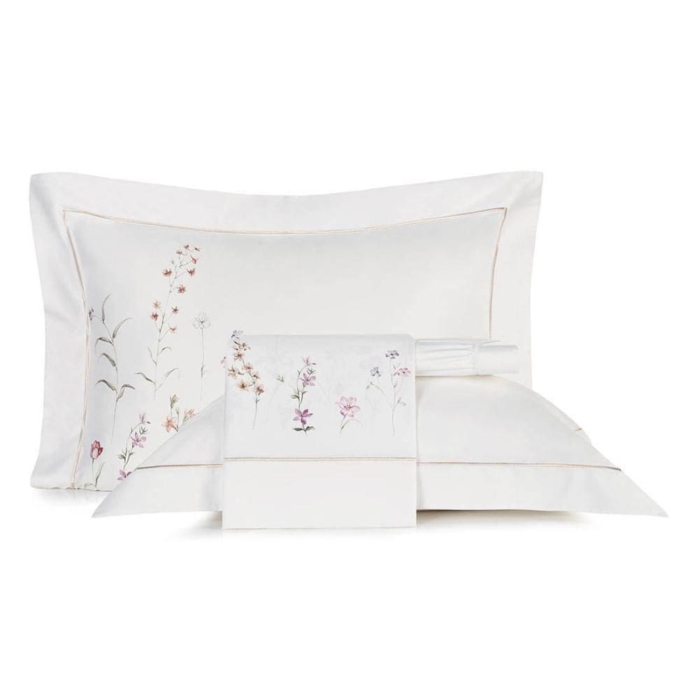 Jogo De Cama Queen 4 Peças Altenburg Floreô Bordados Em Cetim