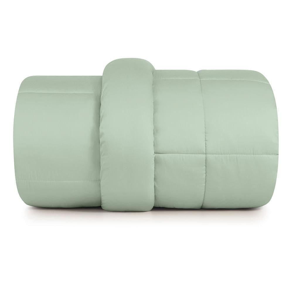 Edredom Plumi Casal Altenburg Algodão Lux 200 Fios Verde Claro