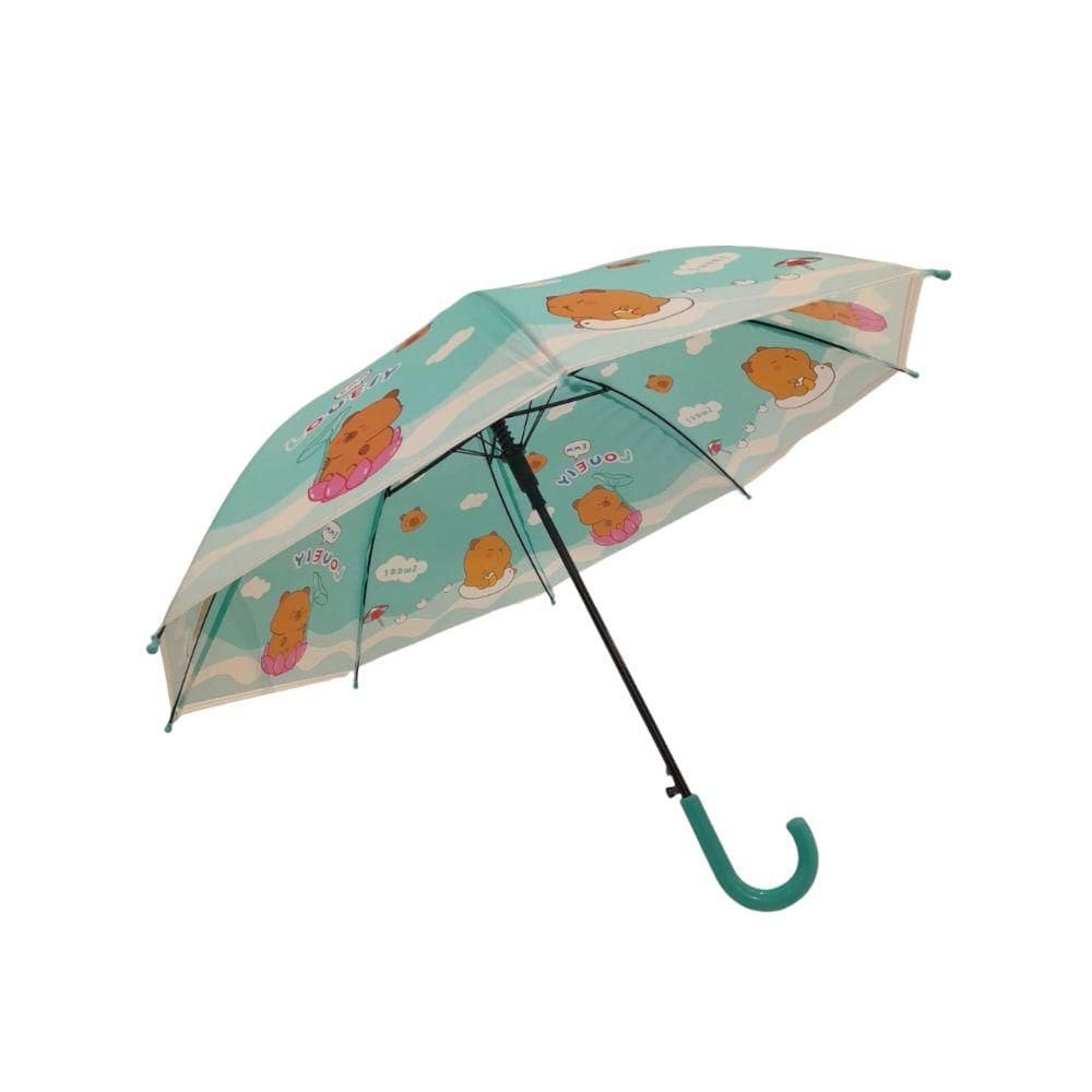 Guarda-Chuva Infantil Capivara Verde N249197-6 - Quanhe