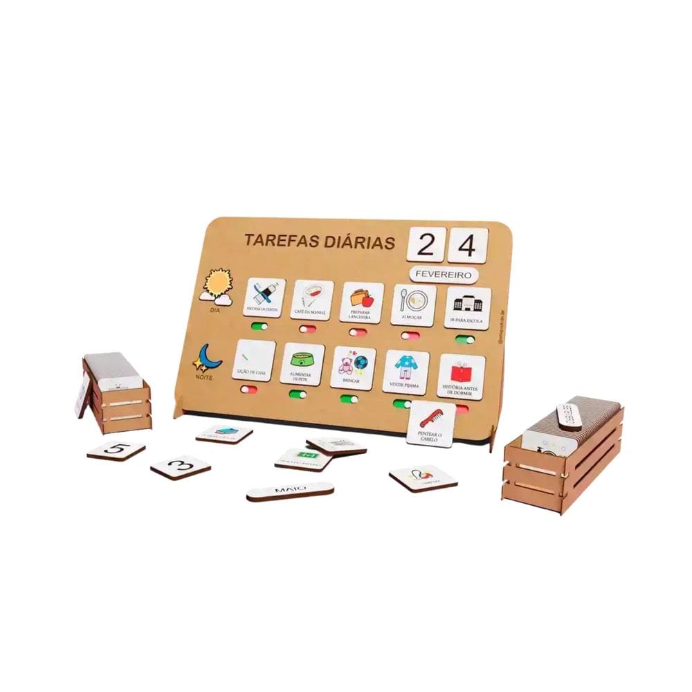 MP - Quadro Tarefas Dia rias Unique Kids