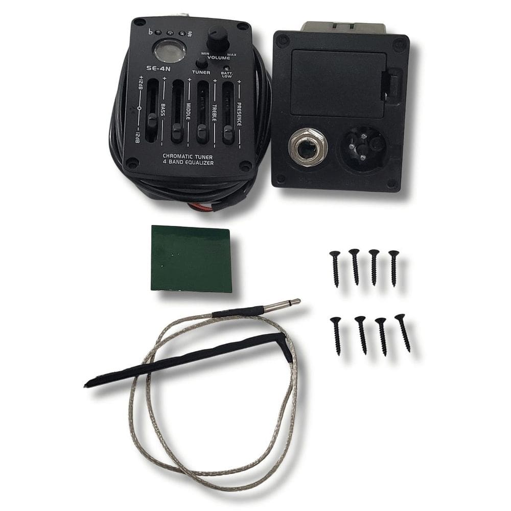 Equalizador Ativo Violão 4 Bandas E Afinador Se4N Ronsani