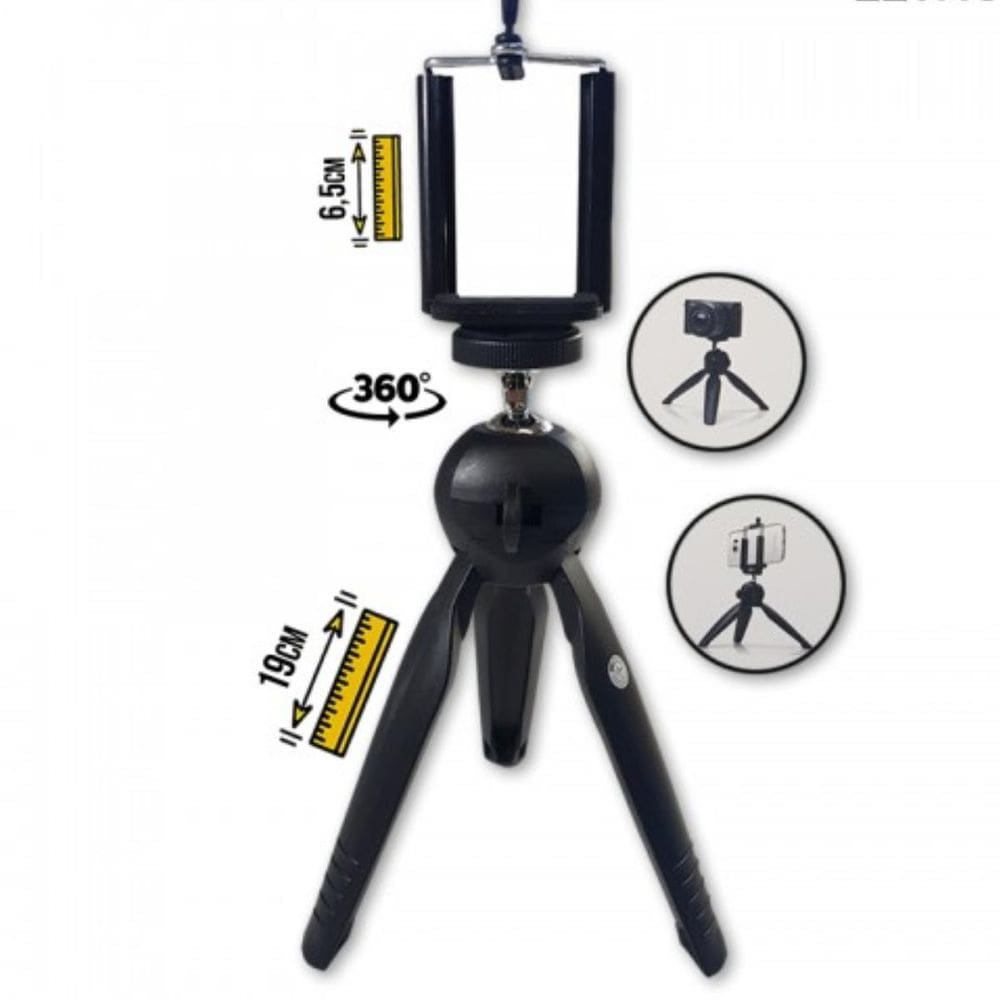 Suporte Para Celular Mini Tripé Articulado Universal