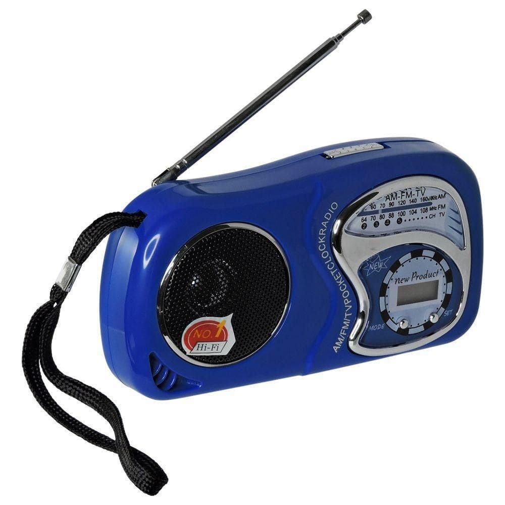 Rádio Portátil Livstar Cnn-2019A Am/Fm Azul