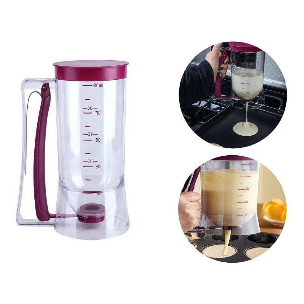 Dispenser De Massas Com Medida Para Cupcake Panqueca Waffle