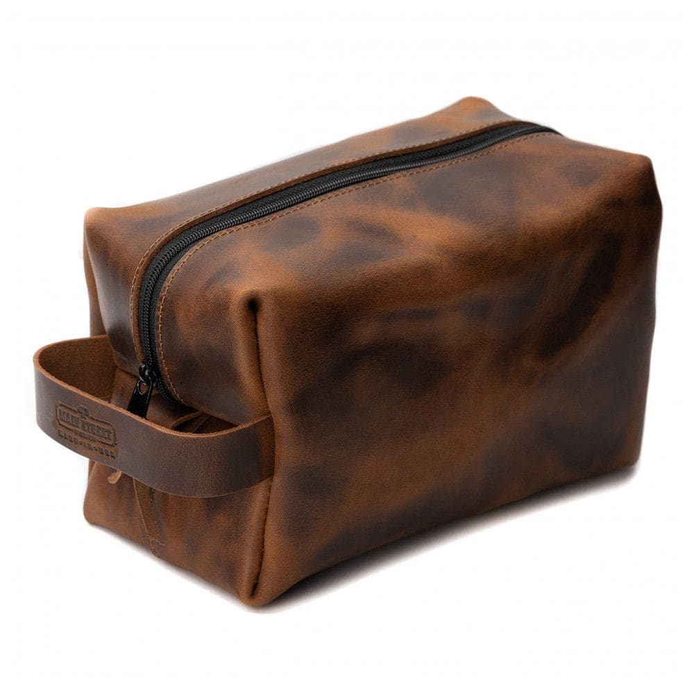 Necessaire Masculina de Couro, MAIN STREET FORGE, Marrom