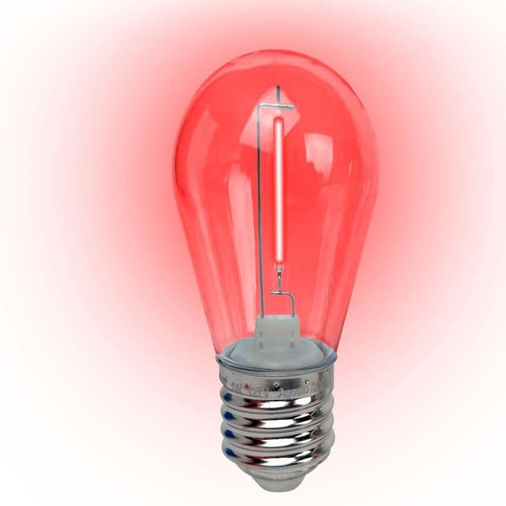 Lâmpada De Filamento Foxlux Vermelho 110V