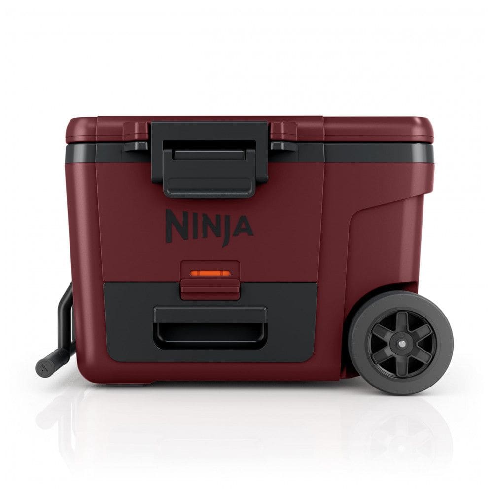 Caixa Térmica com Rodas Ninja FrostVault 42 L Merlot Gaveta Dry Zone Isolada