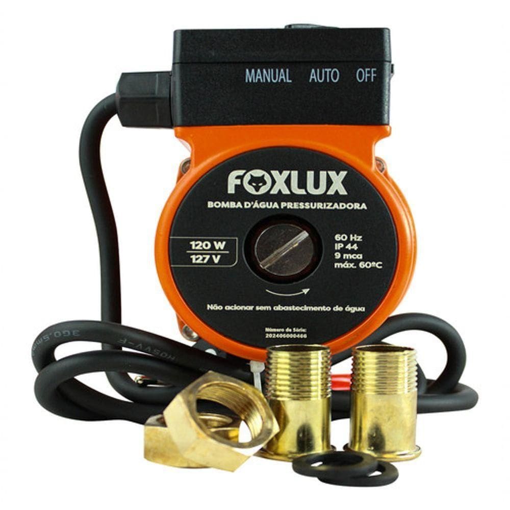 Bomba D`água Pressurizadora Foxlux 110V
