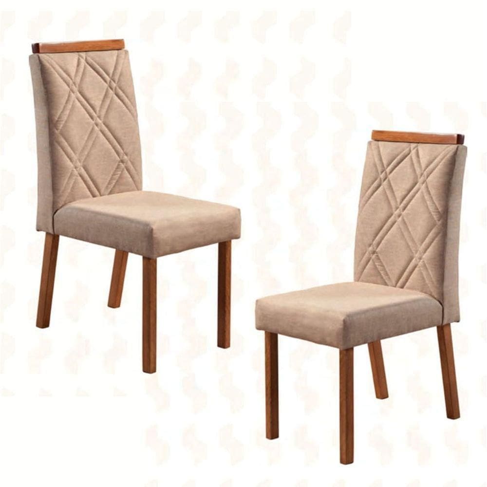 Cadeiras Para Mesa De Jantar Estofada - Veneza - Art Salas