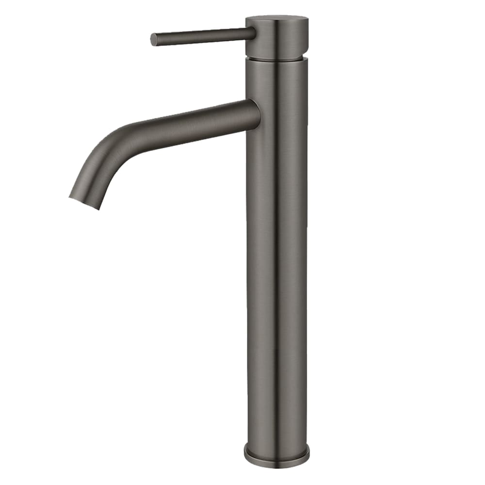 Torneira Misturador Monocomando Bica Alta para Banheiro Grafite Escovado DP5202