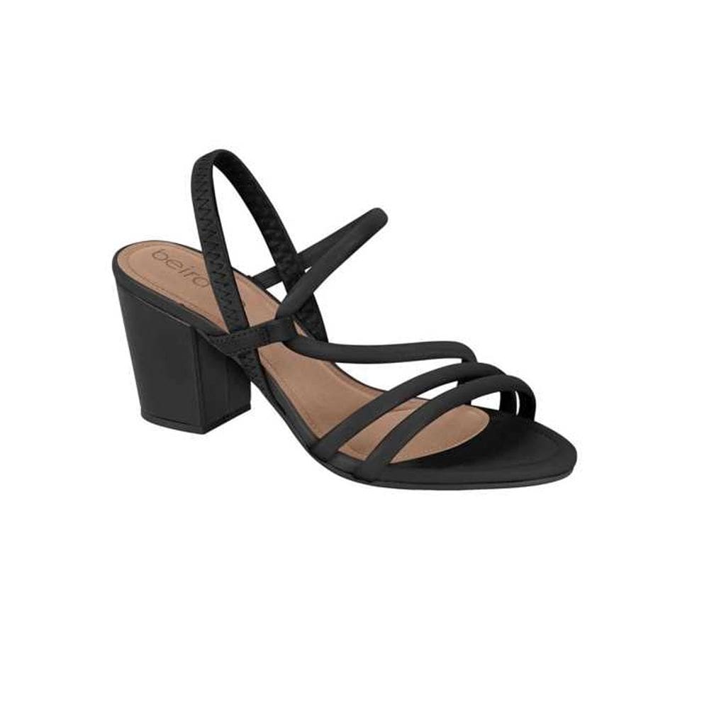 Sandalia Feminino Beira Rio Salto Blocado