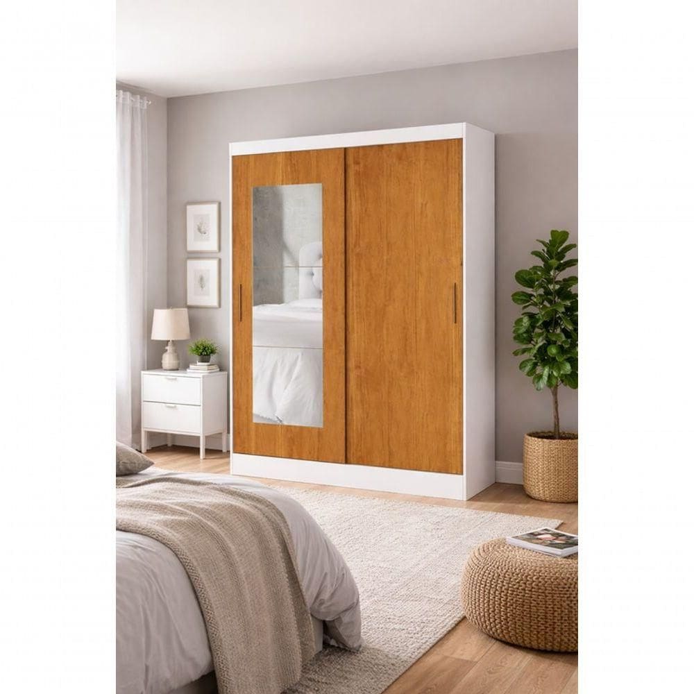 Guarda Roupa Com 2 Portas E Espelho Sapphire -grand Line