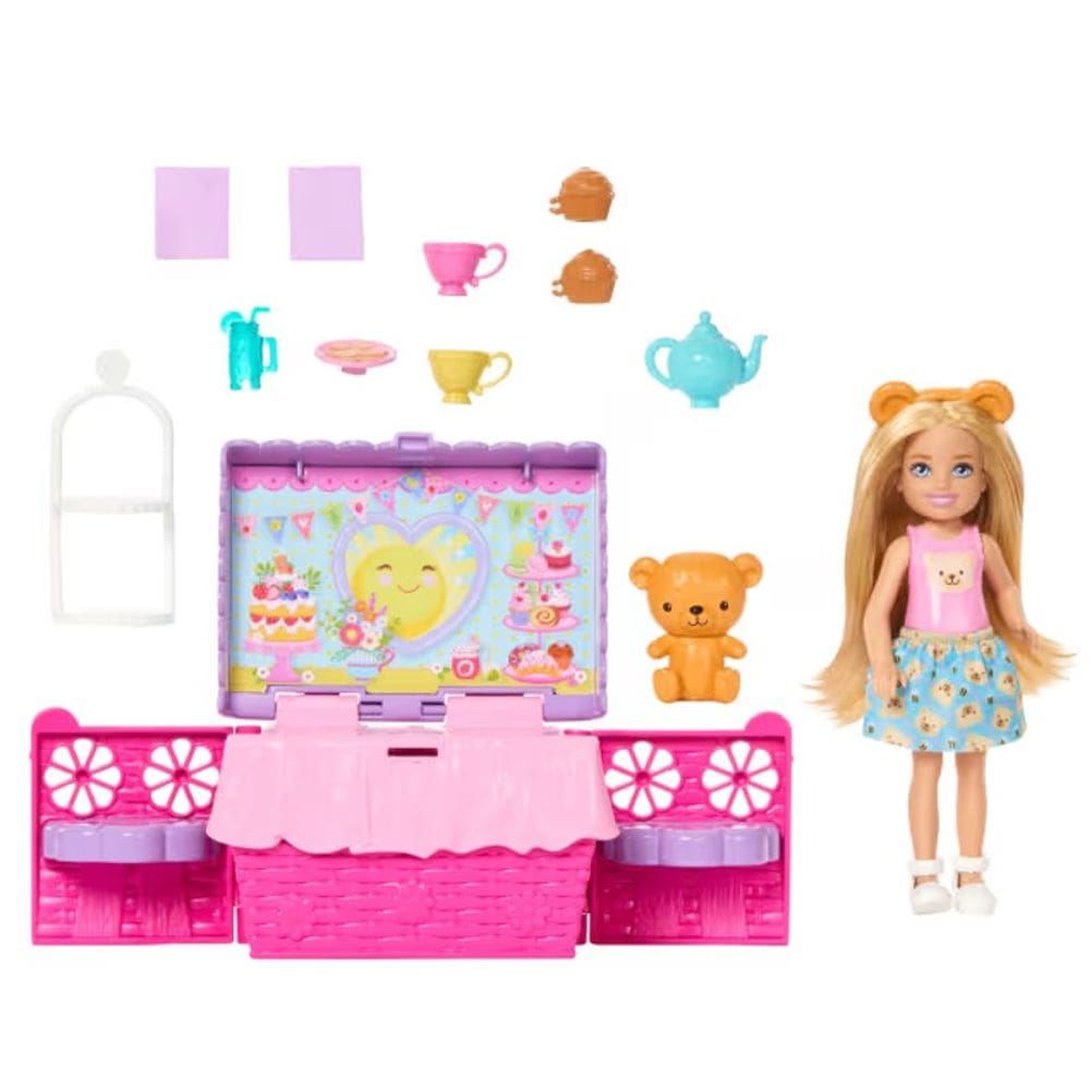 Barbie Family & Friends Club Chelsea Festa do Chá - Mattel